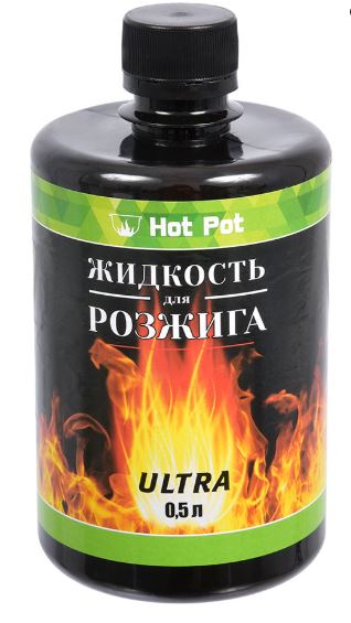 Hot Pot   Жидкость для розжига 1 л углеводородная ULTRA / 12